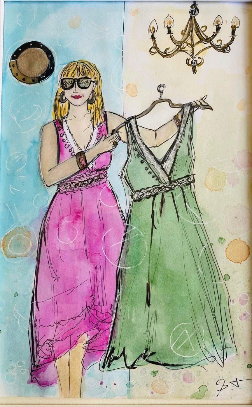 Landschaftsgemälde Winterstille