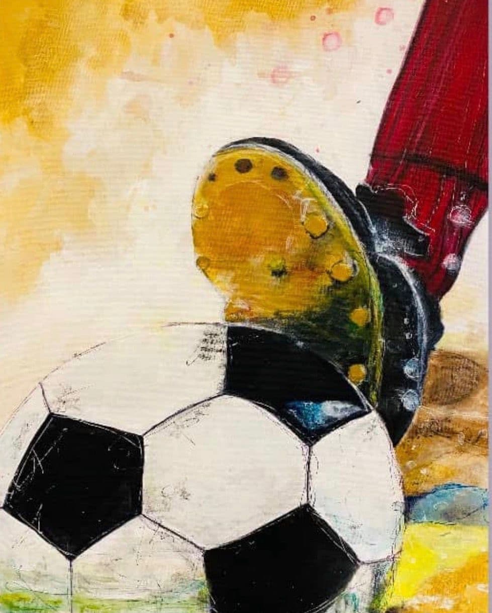 Abstraktes Gemälde Tagträume