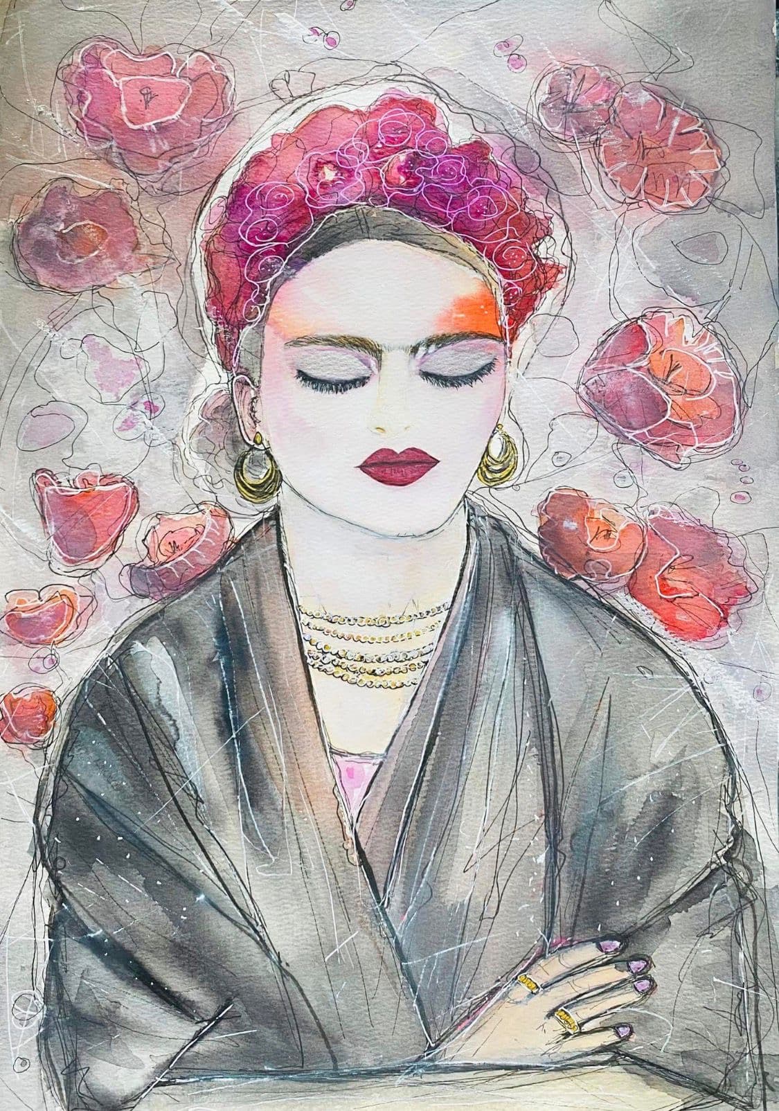 Naturgemälde Samtblüte