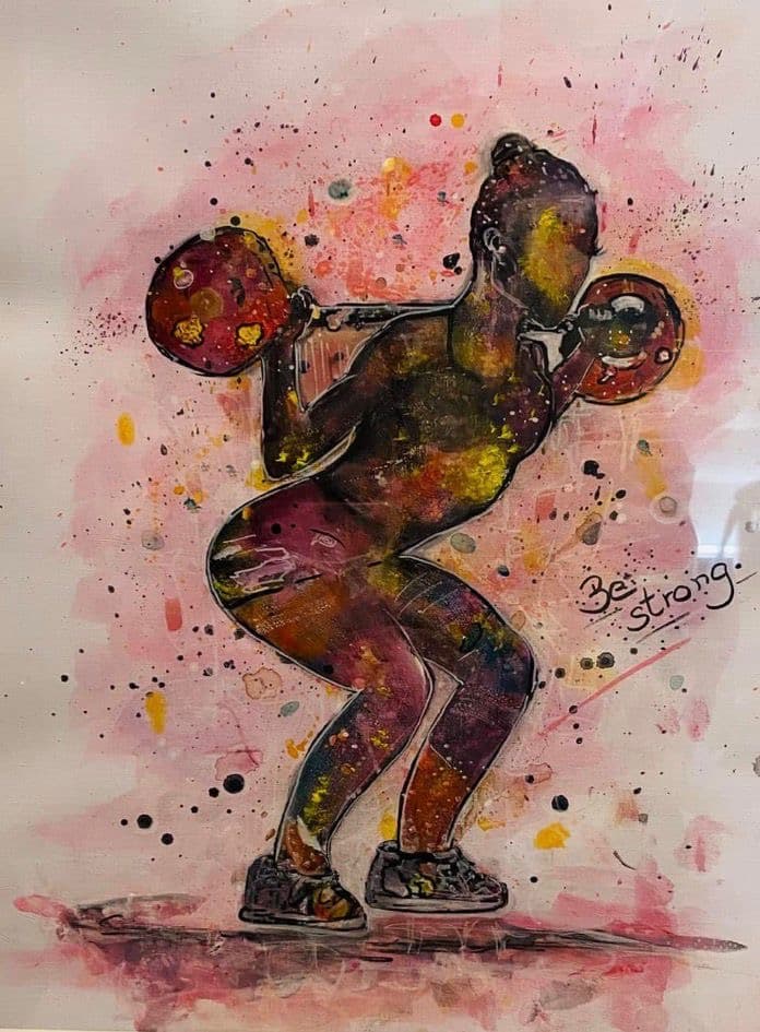 Landschaftsgemälde Nebelmeer